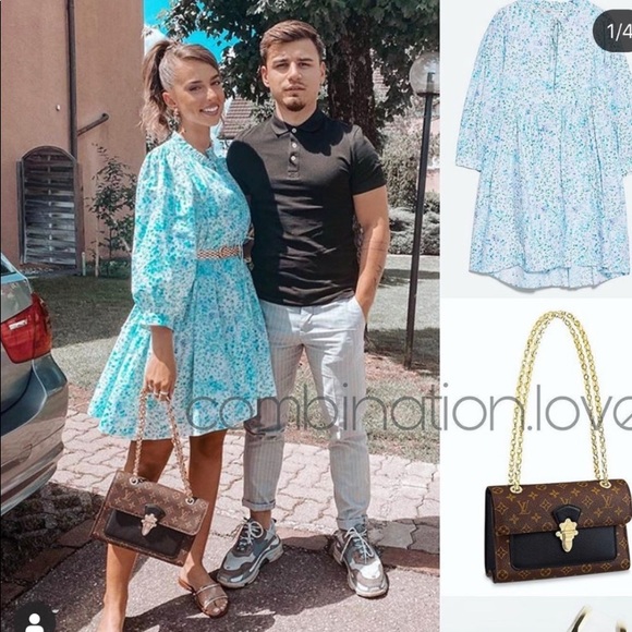 Zara bloggers fave floral flounce hem mini dress - Picture 6 of 13